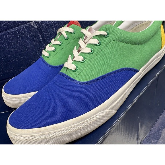 Polo Ralph Lauren Other - Polo Ralph Lauren Thorton Shoes Men's Size 13 Colorblock Canvas Sneakers